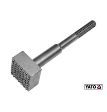 Долото-бучарда для вирівнювання поверхні бетона YATO : SDS-Max, L= 240 мм, стопа- 60х60 мм [5/10]