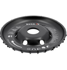 Диск-фреза радіальний до КШМ YATO по дереву, шпаклівці, гіпсу; Ø=120/22.2 мм, t= 16/13мм шорстк №1