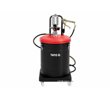 Смазочный аппарат пневматический YATO: бак-45 л, давление-0.8 MPa, выход. давление-300-400 Bar, шланг-4 м
