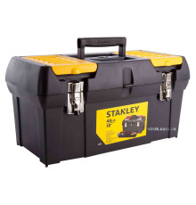 Ящик для інструменту STANLEY series 2000 : 2 органайзери, лоток, металеві замки, M= 492х260х248 мм.