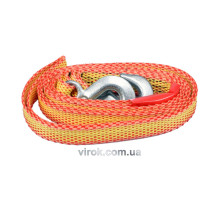 Трос автомобильный VOREL буксирный с крюком 1500кг [20]