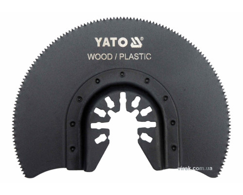Полотно-насадка різальне YATO HCS сегментне для реноватора, Ø= 88 мм [10/100]