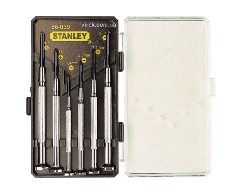 Набір викруток прецизійних STANLEY "Watchmaker" : 6 викруток [Комплектація 7 Шт.]