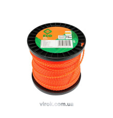 Жилка для тримера квадрат кручений FLO : 2,7 мм х 70 м (бобіна) [10/20]