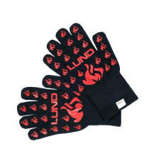 Рукавиці термостійкі для гриля LUND, t≤ 500 ºC, l= 30 см, з бавовни, силікона, поліестера [50]