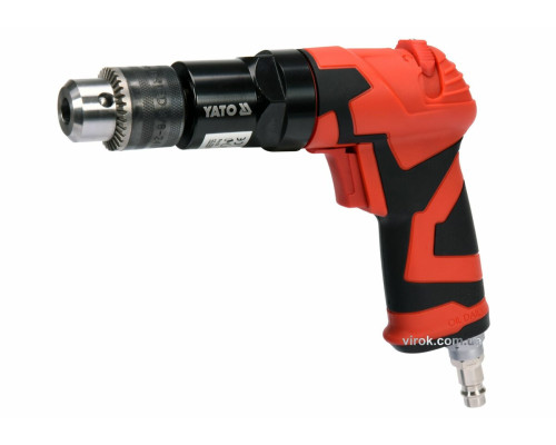 Дриль пневматичний YATO з цангою для свердл Ø≤1мм; роб. тиск- 6,3Bar з подачою повітря-113 л/хв [10]