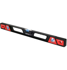 Рівень ударостійкий з магнітами YATO: L= 60 см. 3 капсули в алюмінієвому корпусі, 2 ручки [20]