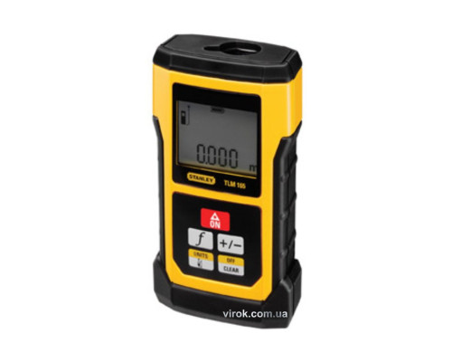 Дальномер лазерный STANLEY TLM 165 : Класс лазера 2, дальность - 50 м, погрешность +/- 1.5 мм