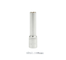 Головка торцева 6-гранна YATO : подовжена, квадрат 1/4", М= 6 мм, L= 50 мм [24/240/480]