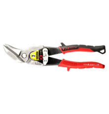 Ножницы по листовому металлу STANLEY "FatMax": L=250 мм, левые изогнутые, гладкий болт, [CrM]