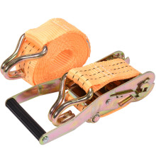 Пас для крепления багажа с трещаткой VOREL : сила натяжения – 1500/3000 daN, 4 м х 50 мм [6]