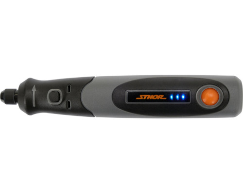 Міні-шліфмашинка акумуляторна STHOR Li-Ion 3,6 В, 0.6 АГод, з тримачем шпинд Ø= 3,2 мм з лашту 11 ел