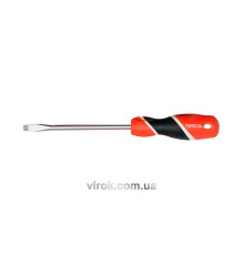 Викрутка плоска YATO : шліц SL6 х 200 мм [12/36/144]