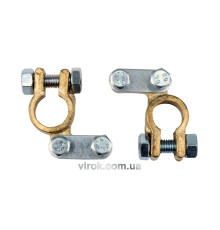 Клеми акумуляторні VOREL, набір 2шт. [12]