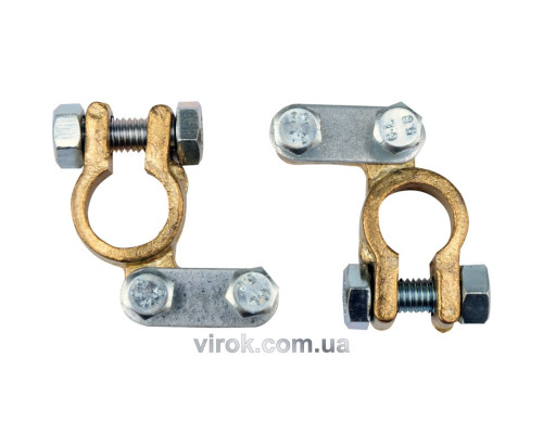 Клеми акумуляторні VOREL, набір 2шт. [12]