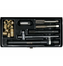 Засоби для ремонту "свічок" запалу YATO: мітчик під головку М14х 1,25 і 20 напрям. втулок, комп. 25е