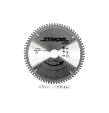 Диск пильний для алюмінію STHOR. Ø= 210/30 мм, h= 2,2 мм, 72 зуби [10/20]