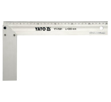Кутник столярний алюмінієвий YATO : l= 300 мм [6/36]