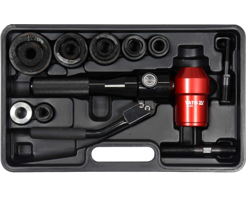 Пробійник гідравлічний для отворів YATO по листовому металу t≤ 3 мм, Ø= 22-60 мм [2]