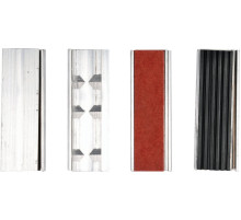 Губки сменные к тискам мягкие YATO: b=125мм, с алюминиевой основой и магнитным креплением, 4 пары [20]