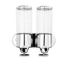 Дозатор рідкого мила настінний FALA  500 мл, з ПВХ, хромований, 241x100x122 мм [24]