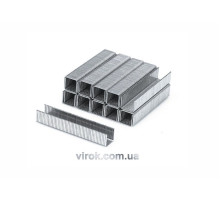 Скобы к степлеру YATO: h=14 мм, b=10.6 мм, t=1.2 мм, уп. 1000 шт. [50/100]