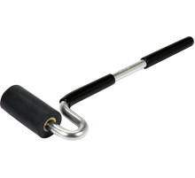 Валик притискний гумовий YATO : Ø38 x 75 мм, алюмінієва ручка L= 320 мм [6/24]