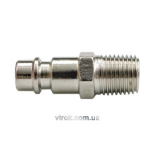 Ніпель швидкорознімного з'єднання VOREL для шланга з зовнішньою різьбою 1/4" [50/250]