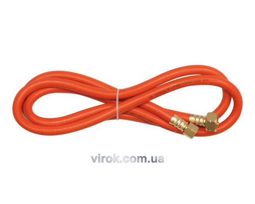 Шланг газовий VOREL для з'єднання пальників і балону. L=5м [10/200]