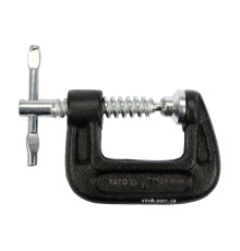 Струбцина з гвинтовим затиском "G" подібна YATO; l= 25 мм (1") [20]