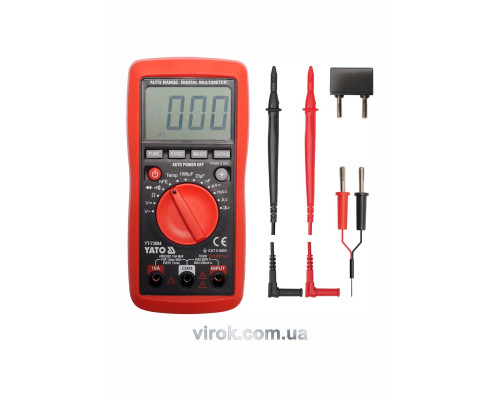 Мультиметр для вимірювання електричних параметрів YATO(DW)