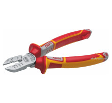 Бокорезы электричества изолированы NWS: L=190 мм с функцией снятия изоляции до 1000V.