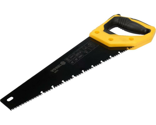 Ножівка по дереву VOREL l= 350 мм, t= 0.9 мм, фосфатоване покриття, 9 зубів/1" [12/48]