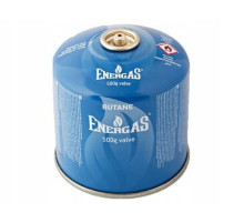 Баллон газовый 1-разовый ENERGAS с резьбой (7/16) 500g/870ml. для плит/кемпинга (EN417) BUTAN [12]