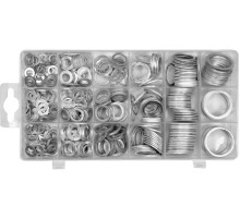 Шайби алюмінієві YATO, Ø= 6/10 - 24/29 мм, наб. 450 шт [24]