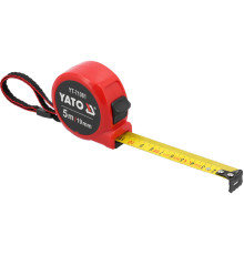 Рулетка измерительная YATO : L= 5 м x19 мм, [12/120]