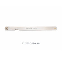 Щупи вимірювальні YATO : 200 x 12.8 мм, 14 пелюстків, h = 0.05 - 0.5 мм [10/100]