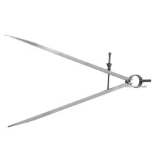 Циркуль розмічальний YATO : L= 300 мм, з гвинтовим фіксатором [50]