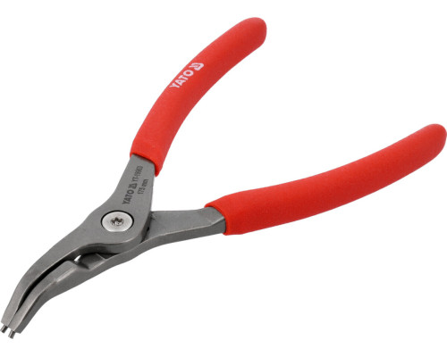 Щипці SEGERA для стопорних кілець YATO гнуті під 45° розтискні, l= 175 мм, розвід- 19-60 мм [6/48]