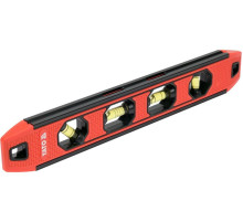 Рівень "TORPEDO" з алюмінієвим корпусом YATO: L= 300 мм. 4 капсули, магніт [45]