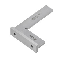 Угольник слесарный 90° YATO с широким основанием, 100 х 70 мм [100]