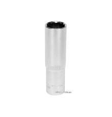 Головка торцева 12-гранна YATO : подовжена, квадрат 1/2", М= 17 мм, L= 77 мм [12/60/120]