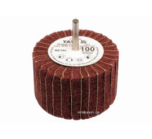 Круг лепестковый шлифовальный YATO: удлиненный Ø=80 мм, К150, шпиндель Ø=6 мм, H=50 мм [10/60]