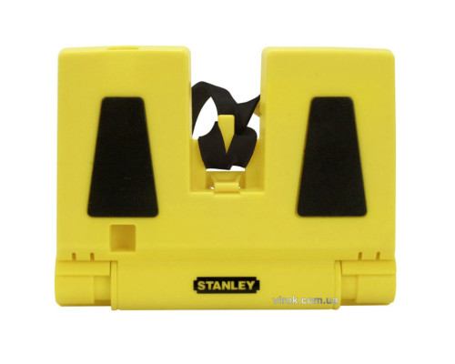 Рівень стовбцевий кутовий STANLEY : магніт, 3 капсули