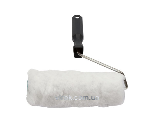 Валик в зборі поліестеровий VOREL : L= 18 см, Ø= 6 мм, білий [55]