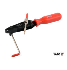 Щипці для хомутів на кожухи шарнірів YATO зі смугою до 10 мм [6/36]