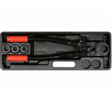 Прес-кліщі для труб PEX-AL.-PEX і PERT YATO; l= 42 см, розвід губ- 25 мм. з насадк U-тип 16/20/26 мм