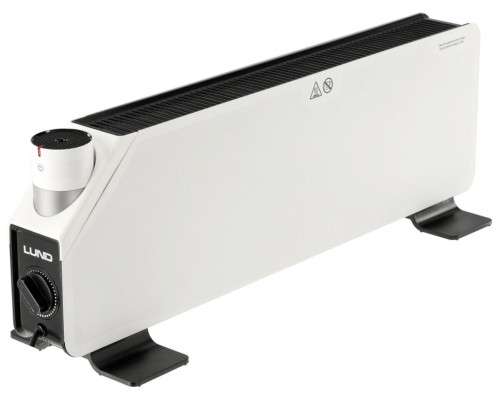 Обігрівач конвекторний зі зволожувачем LUND від ел.мережі- 230В, 2 реж: 750 і 1500 Вт, обігр 14-20м²