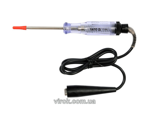 Індикатор напруги YATO контрольний автомобільний 6-12 V [10/100]