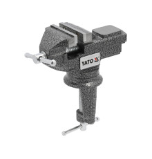 Лещата настільні обертові з наковальнею YATO, губки b= 60 мм, розвід губ- 60 мм [10]